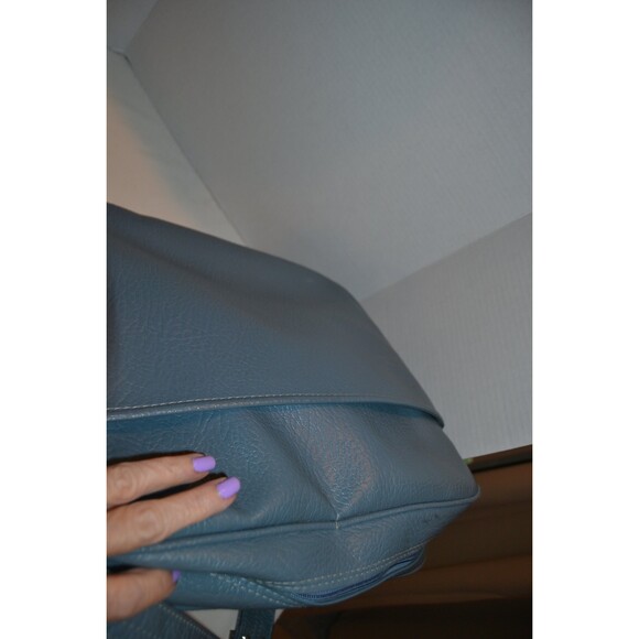 Vintage Tote Ocean Blue Mod with Strap - Picture 5 of 6